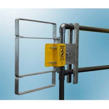 FABENCO. FabEnCo XL Series Carbon Steel Galvanized Clamp-On Self-Closing Safety Gate, Fits Opening 37-39.5in XL71-36